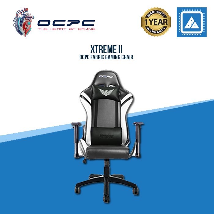 OCPC XT II FABRIC GAMING CHAIR /METAL BASE/2D ARMREST GRAY WHITE| BLACK BLUE| BLACK RED| BLACK WHITE OCPC XT II FABRIC GAMING CHAIR /METAL BASE/2D ARMREST GRAY WHITE| BLACK BLUE| BLACK RED| BLACK WHITE